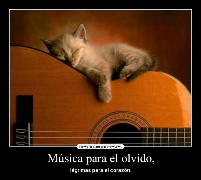 Música para el olvido, - 