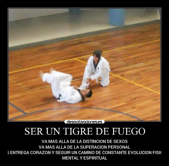 SER UN TIGRE DE FUEGO - 
