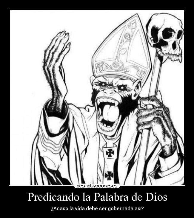 Predicando la Palabra de Dios - ¿Acaso la vida debe ser gobernada así?