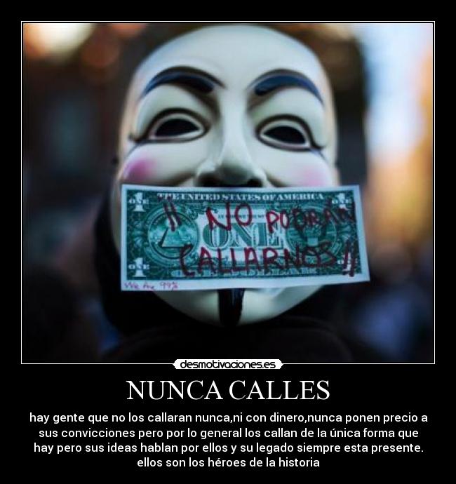 NUNCA CALLES -