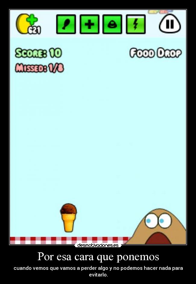 Por esa cara que ponemos -