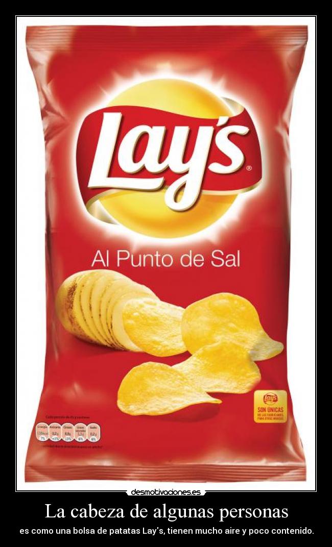 La cabeza de algunas personas -