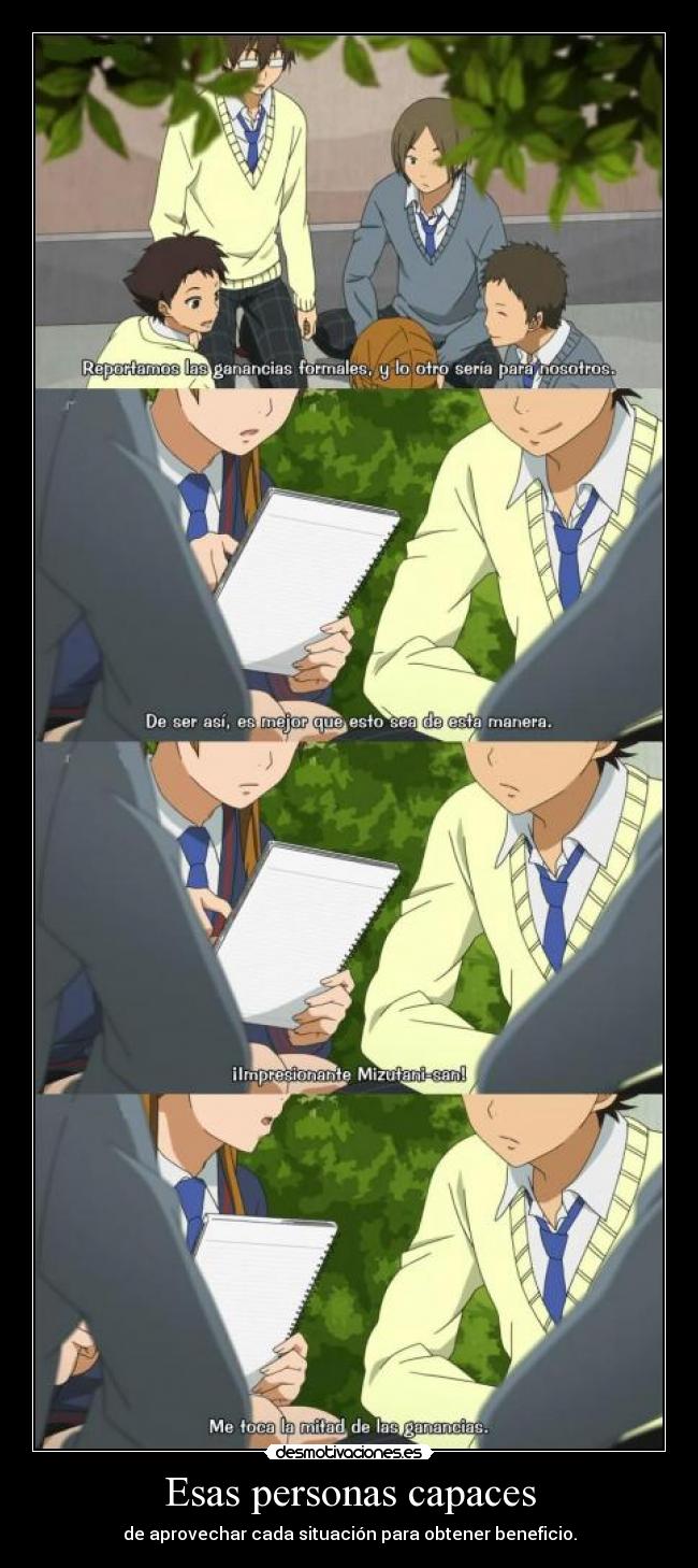 Esas personas capaces -