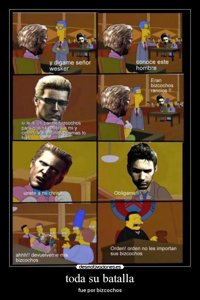 toda su batalla - fue por bizcochos