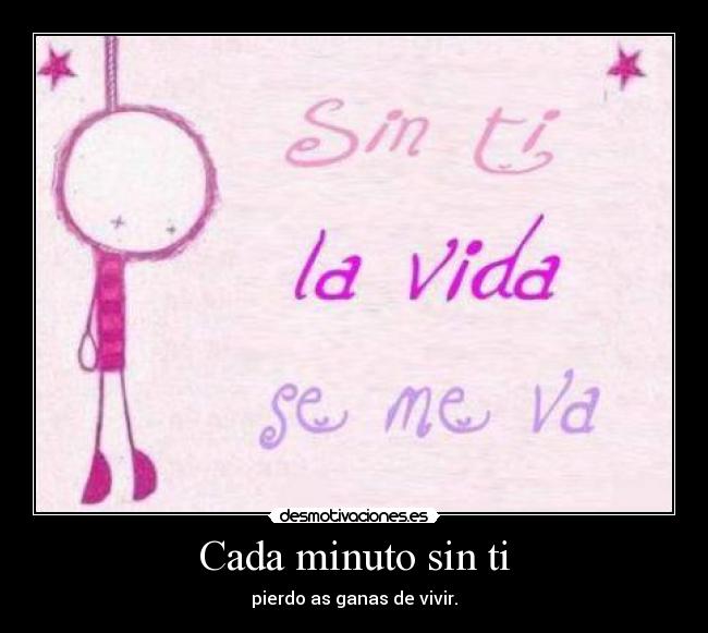 Cada minuto sin ti -