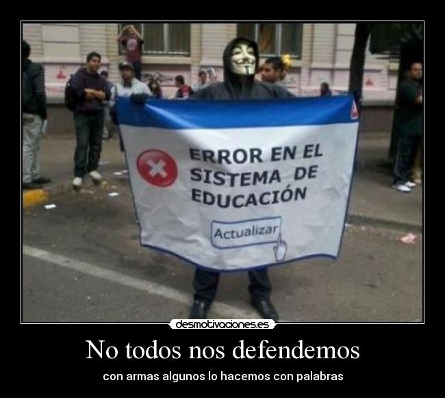 No todos nos defendemos -