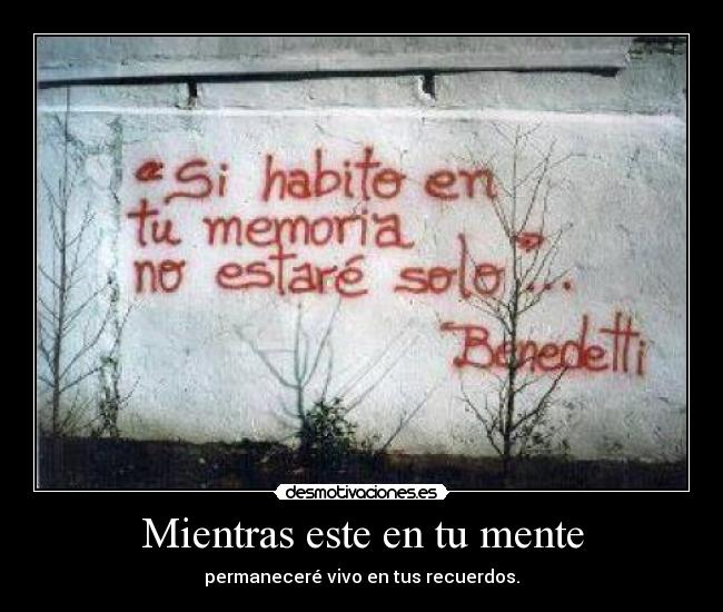 Mientras este en tu mente -