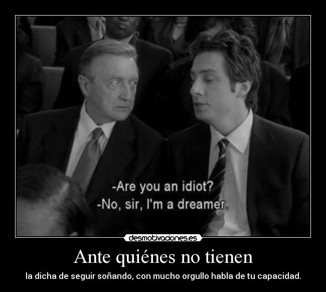 Ante quiénes no tienen - 