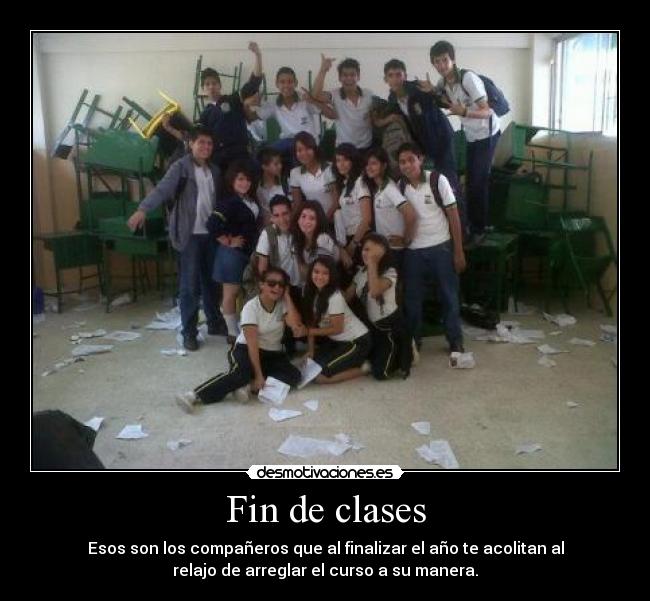 Fin de clases -