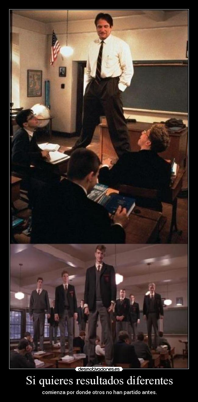 Si quieres resultados diferentes - 