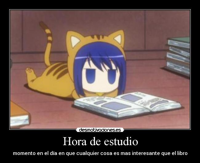 Hora de estudio -