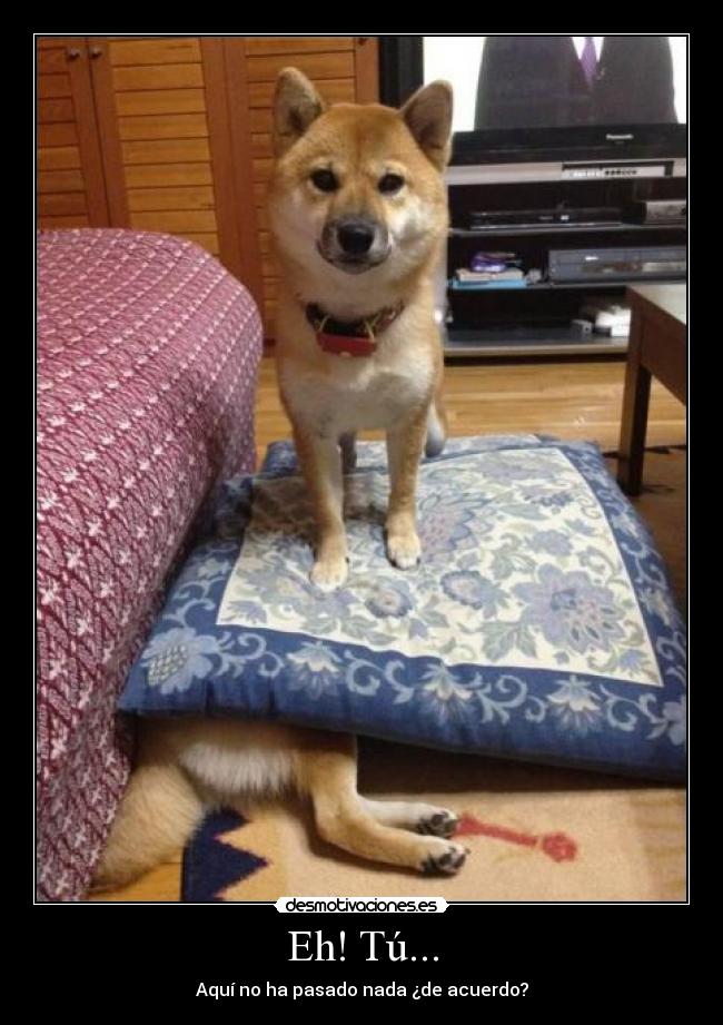 Eh! Tú... - Aquí no ha pasado nada ¿de acuerdo?