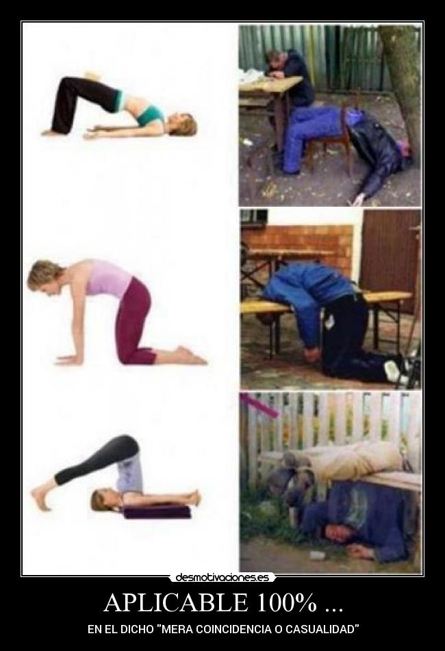 APLICABLE 100% ... - EN EL DICHO MERA COINCIDENCIA O CASUALIDAD