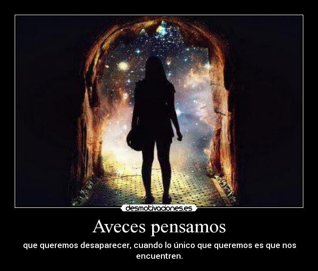 Aveces pensamos -