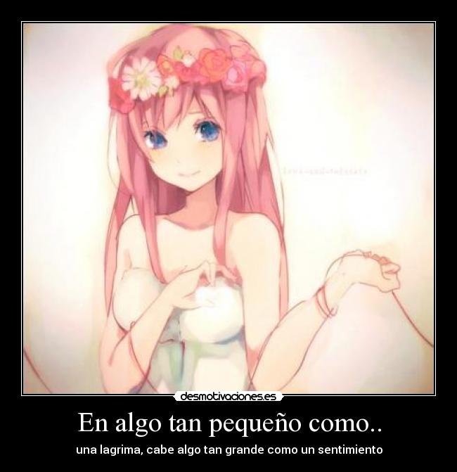 En algo tan pequeño como.. -