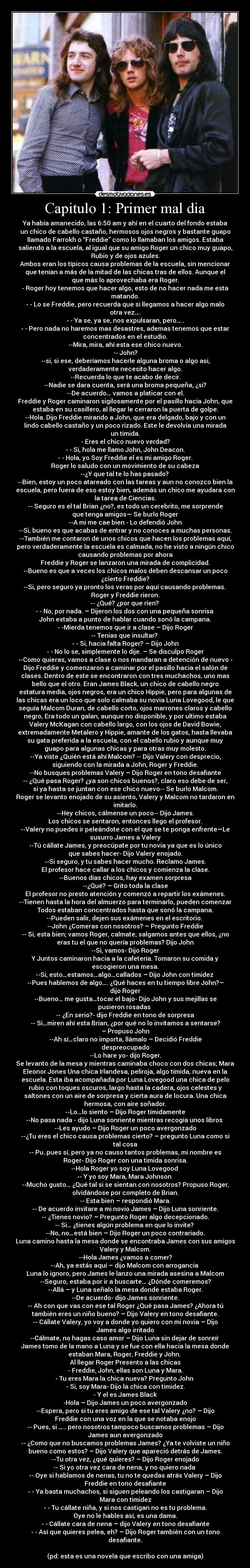 Capitulo 1: Primer mal dia -