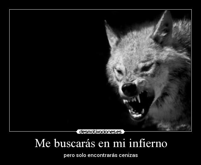 Me buscarás en mi infierno - 