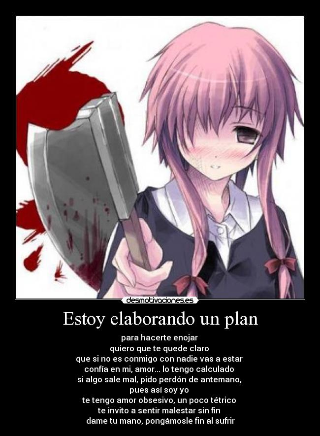 Estoy elaborando un plan -