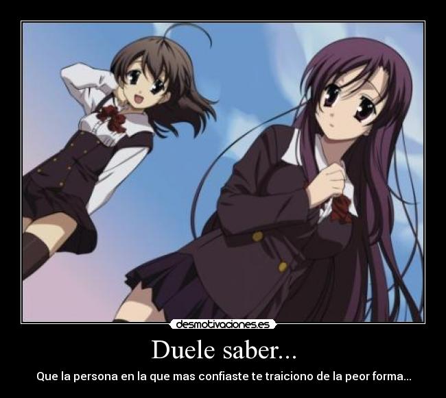 carteles school days desmotivaciones