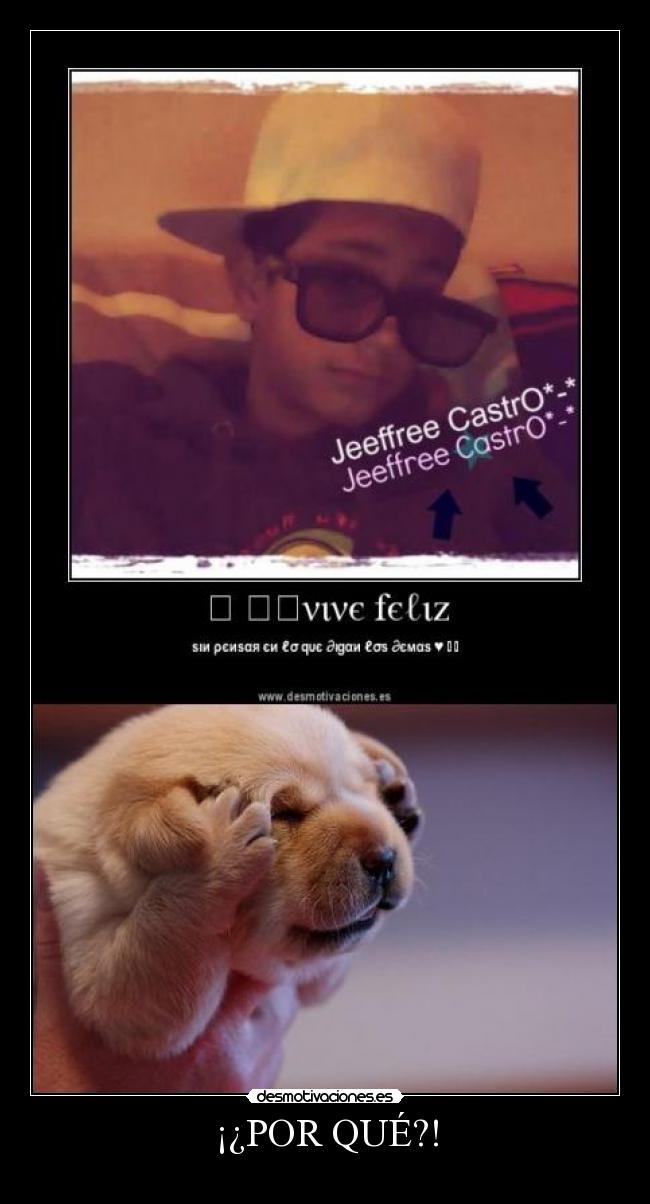 ¡¿POR QUÉ?! -