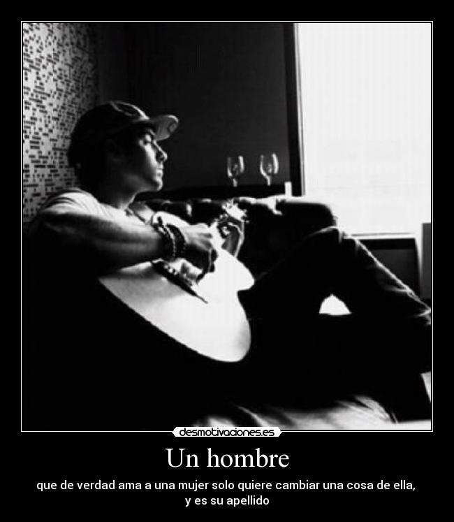 Un hombre -