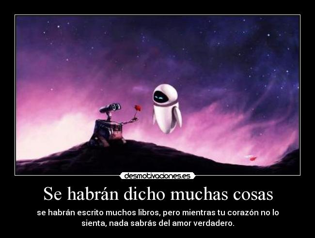 Se habrán dicho muchas cosas -