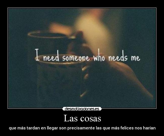 Las cosas -