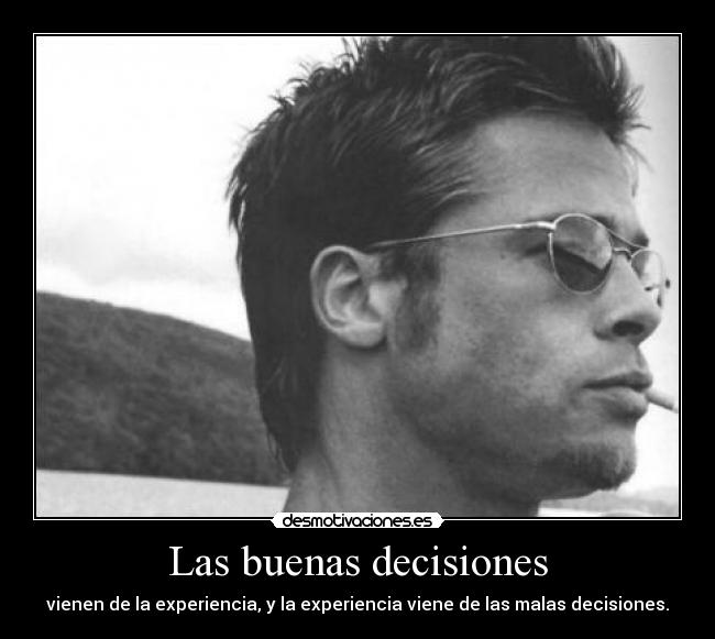 Las buenas decisiones - 