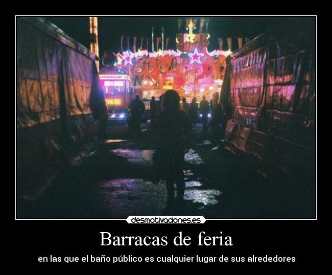 Barracas de feria -