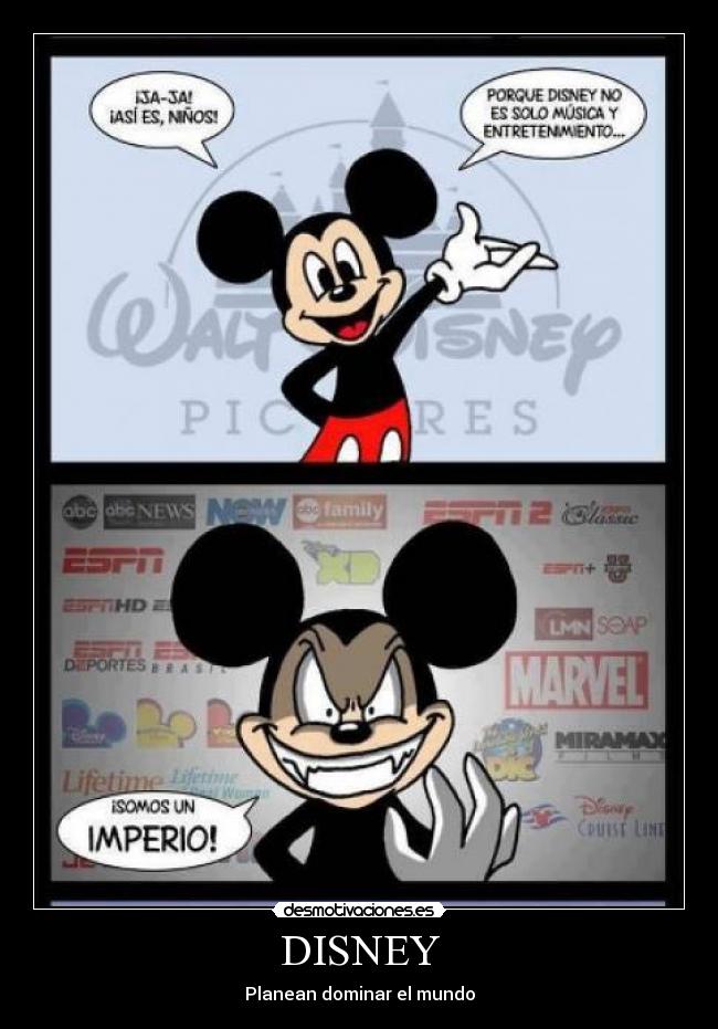 DISNEY - Planean dominar el mundo