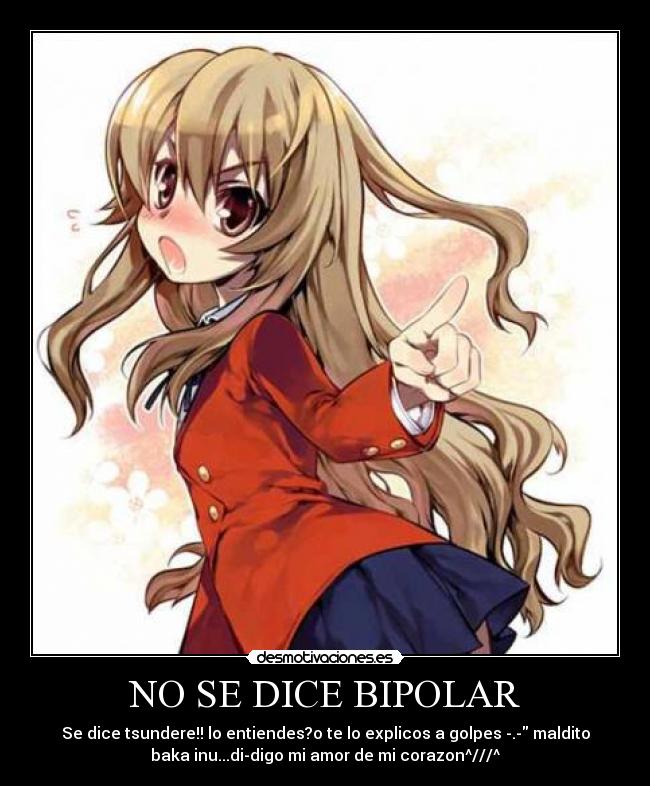 NO SE DICE BIPOLAR -