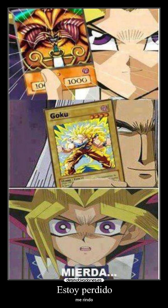 Estoy perdido - me rindo