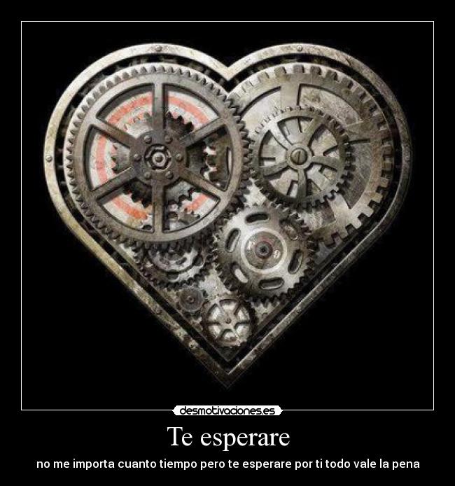 Te esperare - no me importa cuanto tiempo pero te esperare por ti todo vale la pena