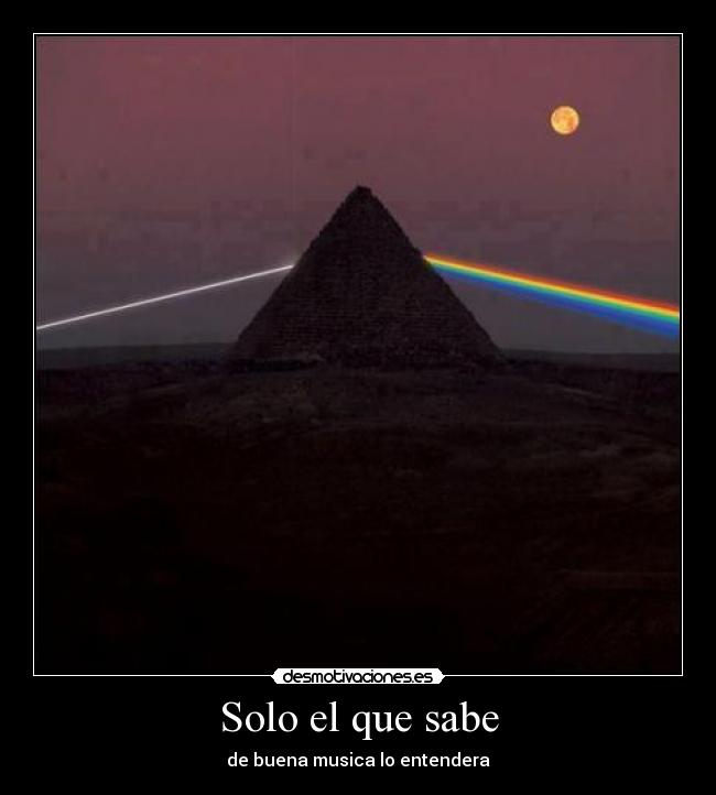 Solo el que sabe - de buena musica lo entendera