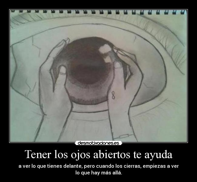 carteles ayuda deivod mvr elgatoquenuncasupovivir ojos dibujos desmotivaciones