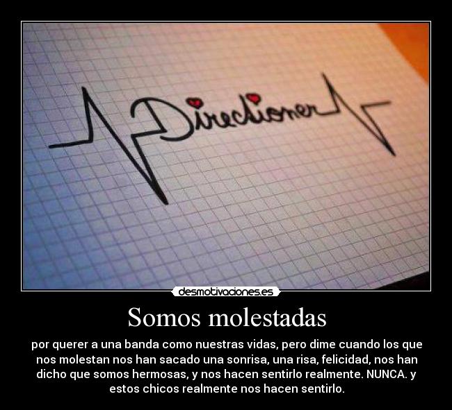 carteles directioners one direction fanatiquismo felicidad molestadas hermosas desmotivaciones