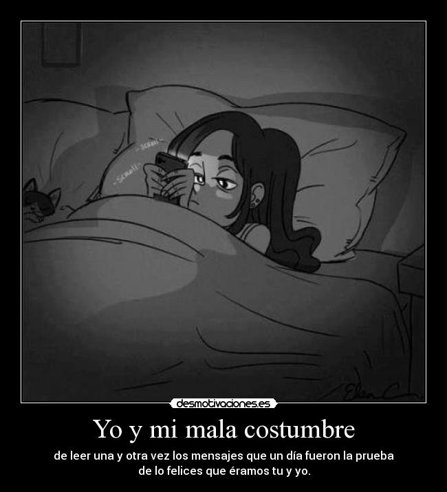 Yo y mi mala costumbre - 