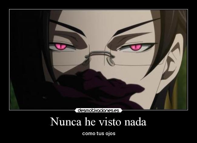 carteles anime kuroshitsuji sebastian michaelis desmotivaciones