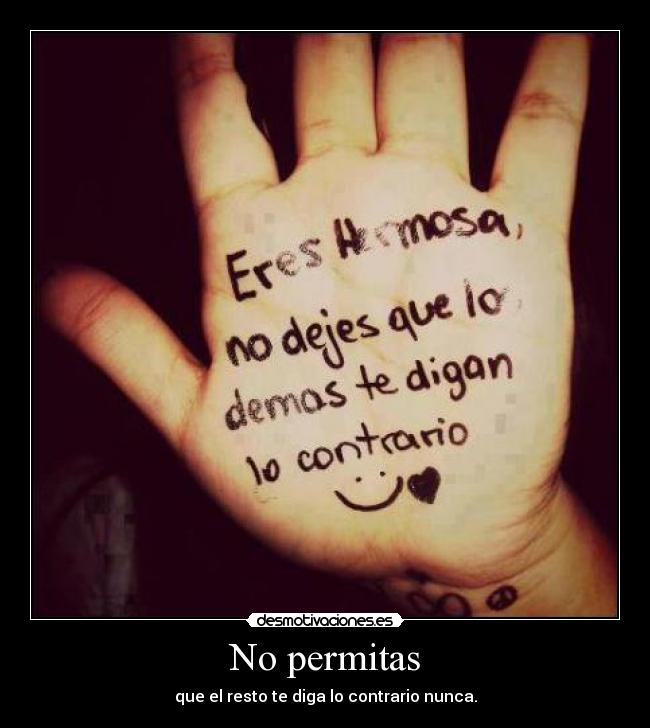 No permitas -