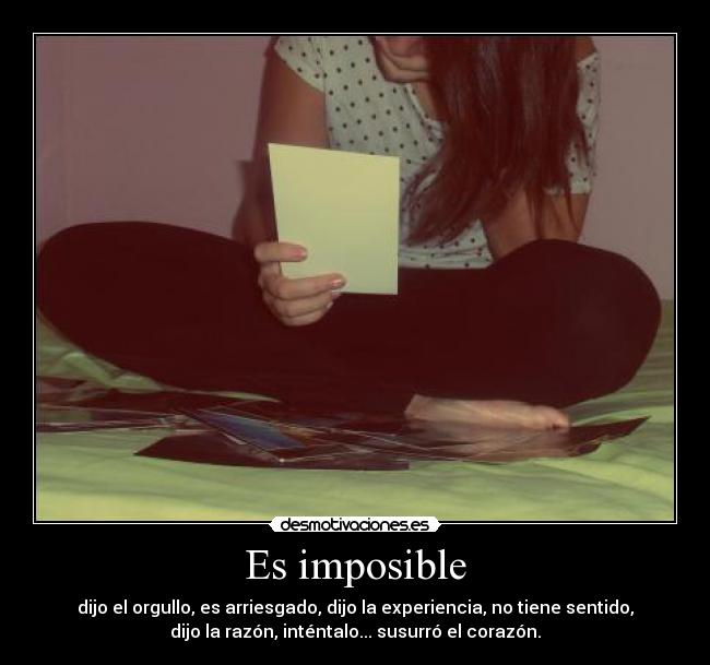 Es imposible - 