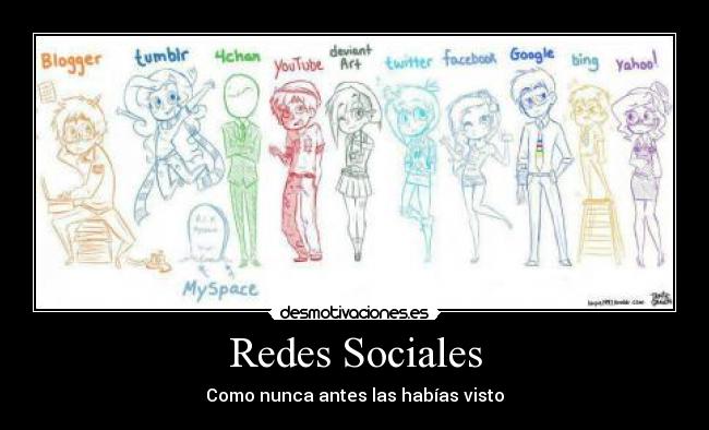 Redes Sociales - Como nunca antes las habías visto