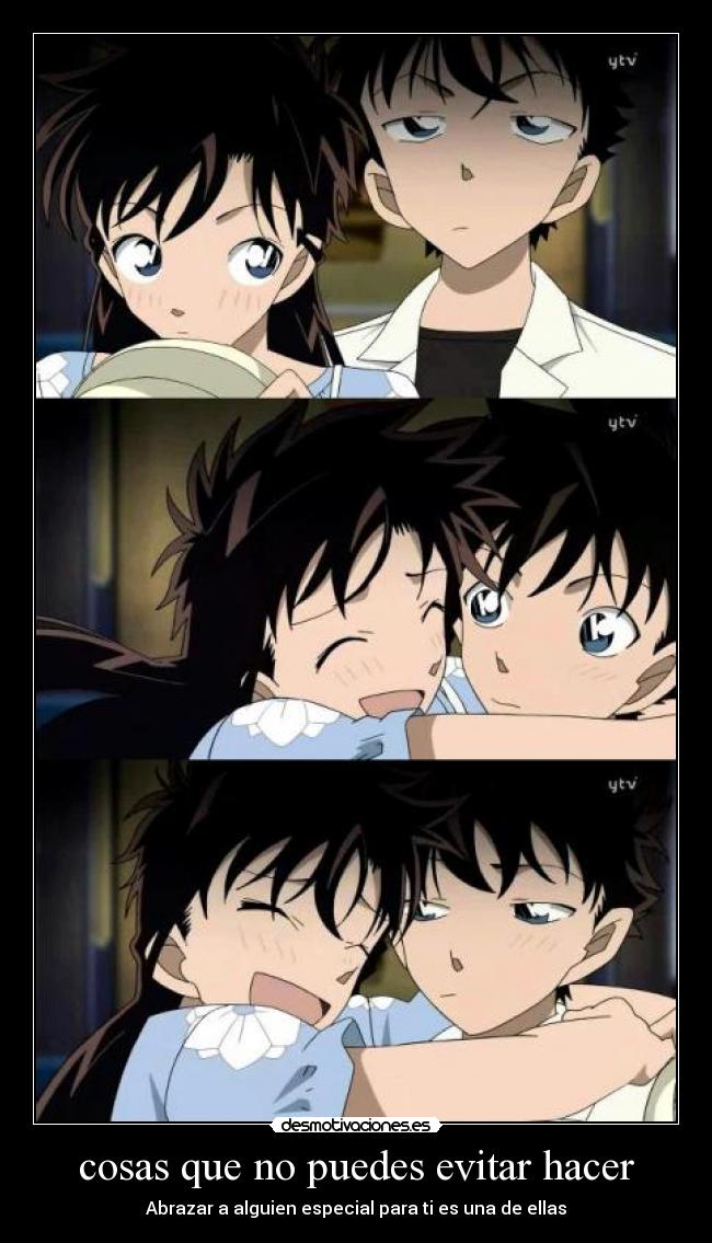 cosas que no puedes evitar hacer - Abrazar a alguien especial para ti es una de ellas
