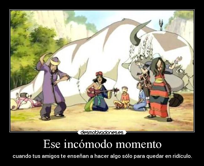 Ese incómodo momento -