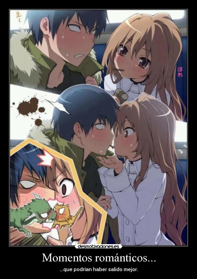 Momentos románticos... - ...que podrían haber salido mejor.