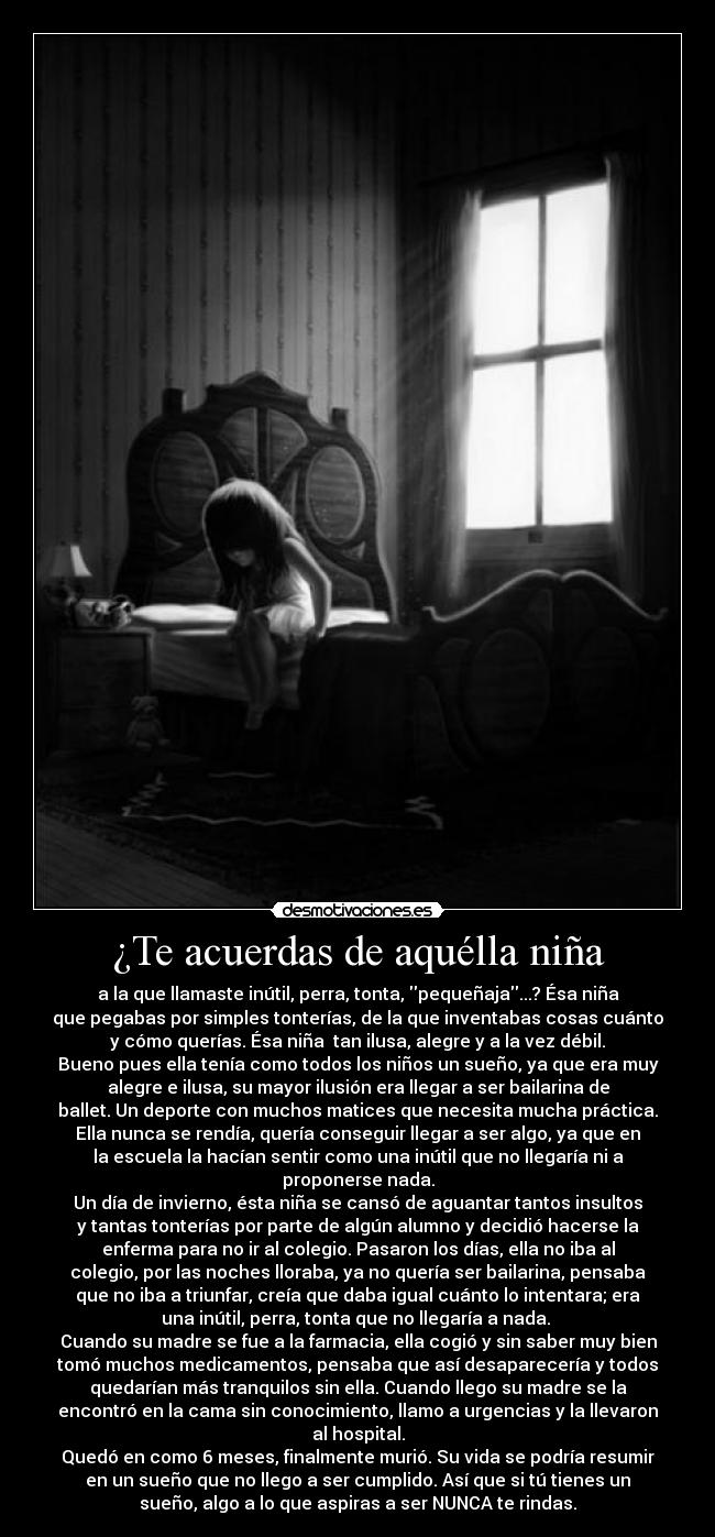 ¿Te acuerdas de aquélla niña - 