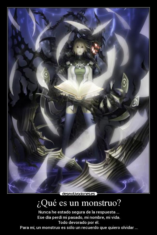 ¿Qué es un monstruo? -