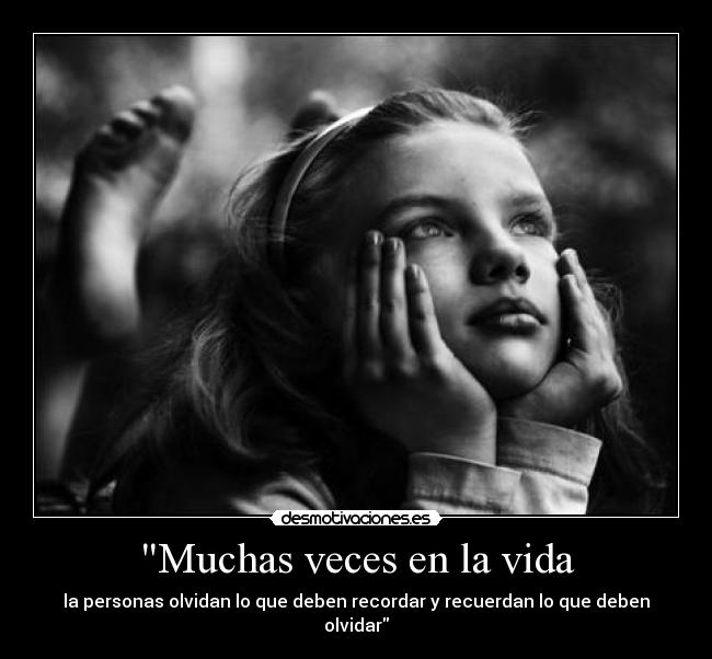 Muchas veces en la vida - 