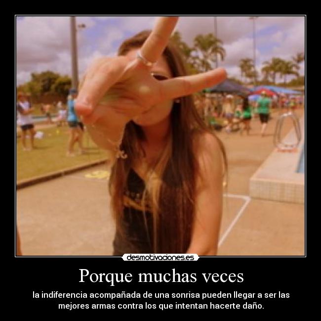 Porque muchas veces - 