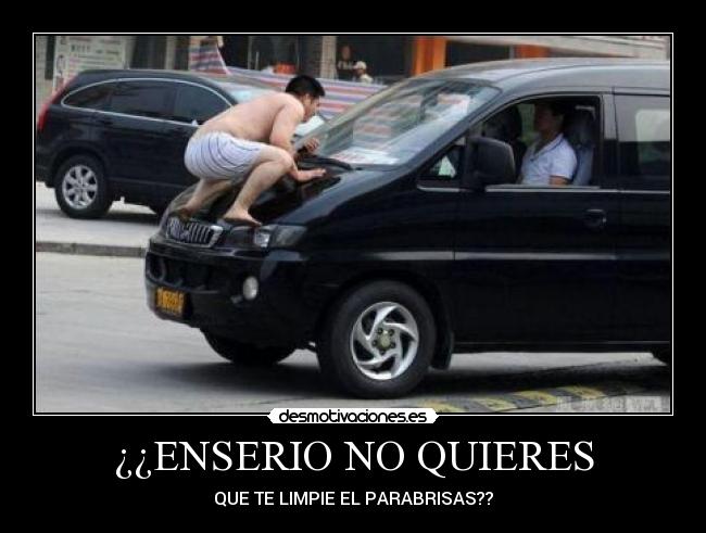 ¿¿ENSERIO NO QUIERES -
