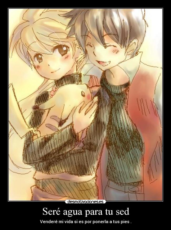 Seré agua para tu sed -